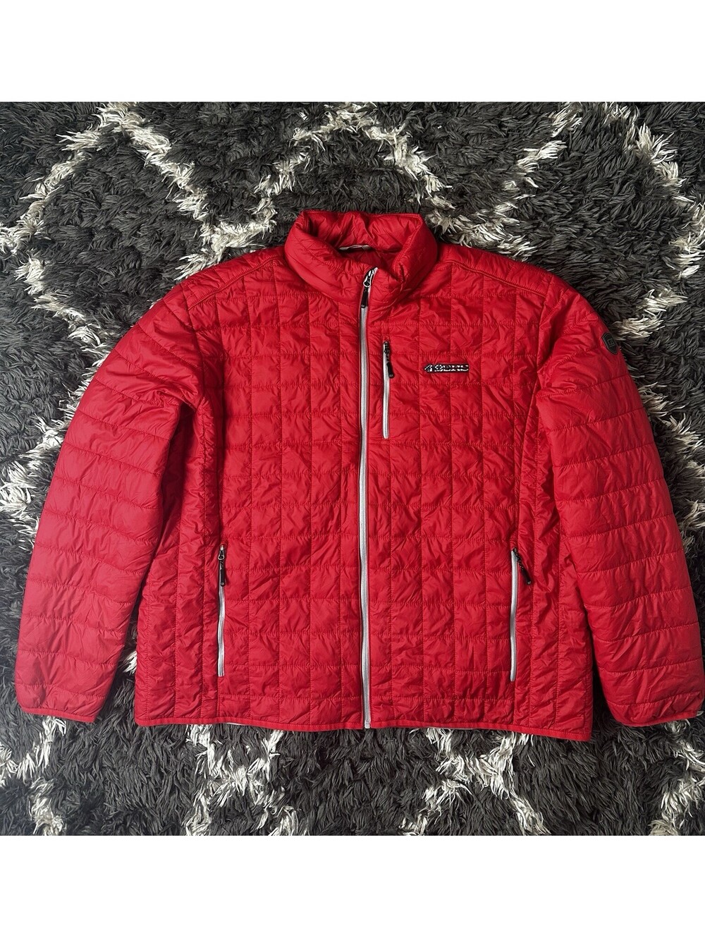 San Francisco 49ers Cutter & Buck Mens 3XL Quilted Jacket CB Weathertec Red NFL